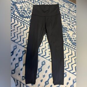 Lululemon Wunder Under Leggings, Size 4, Black, 23”, barely worn